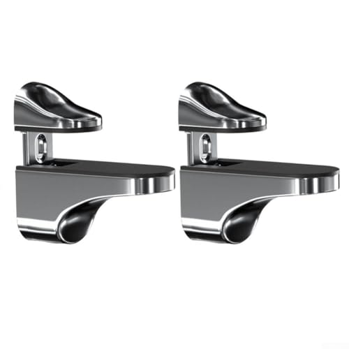 Niceminiwall Verstellbare Glasregalhalterungen, 3–18 mm, Zinklegierung, poliertes Chrom, Wandhalterung, unterstützt für Glas- oder Holzregale, starke dauerhafte Hardware für Zuhause Niceminiwall Verstellbare Glasregalhalterungen, 3–18 mm, Zinklegierung, poliertes Chrom, Wandhalterung, unterstützt für Glas- oder Holzregale, starke dauerhafte Hardware für Zuhause von Niceminiwall