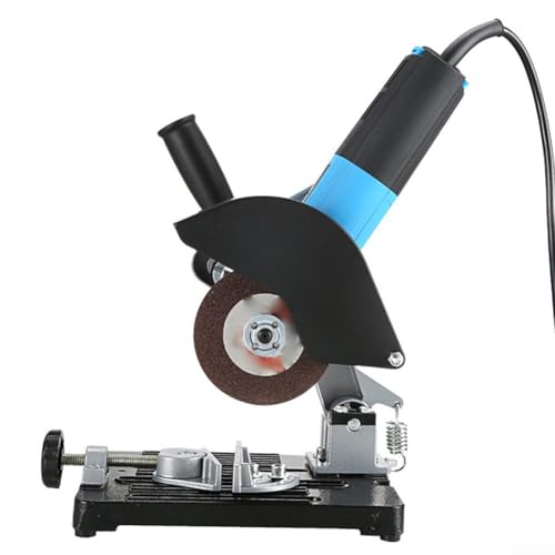 Niceminiwall Verstellbarer Winkelschleiferständer mit Gusseisen-Basis, Metallschleiferhalter und Schneidstütze, kompatibel mit Elektrowerkzeugen vom Typ 100 mm bis 125 mm für von Niceminiwall