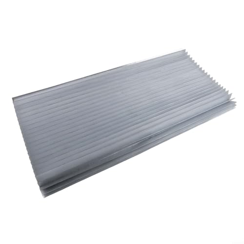 Niceminiwall Vollverdunkelungs-Faltierung für Fensterrollos, 60 x 150 cm, PVC-Material zum Klemmen, Plissee, blickdicht, Design für vollständige Privatsphäre und Sonnenlichtblockierung, einfache von Niceminiwall