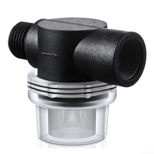 Niceminiwall Wasserrohrfilter 4 Punkte Innenzähne Rohrfilter Pumpe Filter Outdoor Gartenarbeit Zuhause Vorfilter Aquakultur Wasserhahn Wasserleitungsfilter Wasserstandsregler von Niceminiwall