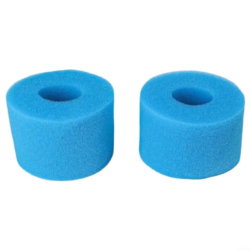 Niceminiwall Wiederverwendbare Schwimmbad-Schaumfilterkartusche, kompatibel mit S1 VI Lazy Spa Tub Ersatzfilter waschbar Wartungsreiniger für Intex Pool von Niceminiwall