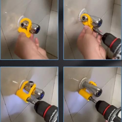 Niceminiwall Winkelventilschlüssel für 1,27 cm und 1,9 cm Rohre, Sanitärwerkzeug für die Installation und Entfernung von Ventilkernen in engen oder engen Räumen, langlebiges Metall und (1 Stück) von Niceminiwall