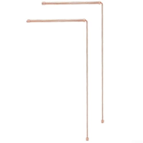 Niceminiwall Wünschelruten aus 99,9 % reinem Kupfer, 2 Stück, dauerhafte Tauchruten für Wasserruten, Goldsuche, Mineralsuche, Lost Item Locating und Paranormal von Niceminiwall