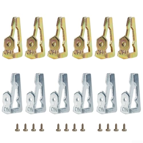 Niceminiwall Zeitschaltuhr Tripper Kit Metallkonstruktion 6 Gold 6 Silber Tripper mit Schrauben Kompatibel mit T100 T7000 WH40 Serie Timer Niceminiwall Zeitschaltuhr Tripper Kit Metallkonstruktion 6 Gold 6 Silber Tripper mit Schrauben Kompatibel mit T100 T7000 WH40 Serie Timer von Niceminiwall