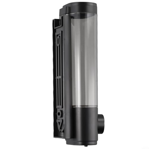 Seifenspender aus ABS mit 3 Kammern, für Badezimmer, Küche, Dusche, Shampoo und Duschgel, zur Verwendung in Zuhause, Hotel, Schule oder öffentlichen Einrichtungen, Schwarz von Niceminiwall