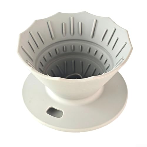 Silikon-Tropfer mit einzigartigem Design, ideal für aromatische Kaffee-Extraktion (grau) von Niceminiwall
