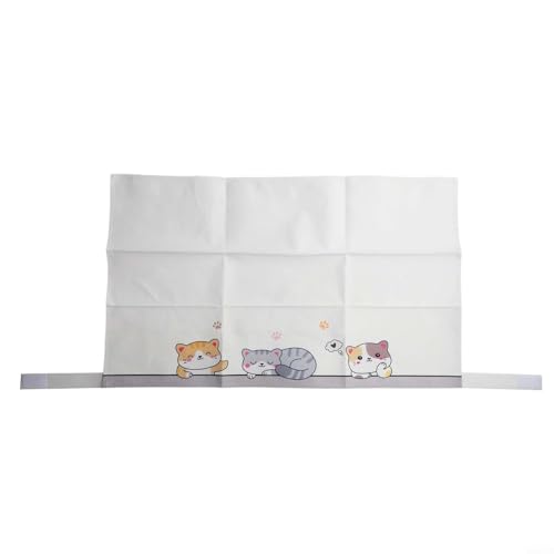 Staubabweisende dekorative Abdeckung für Heizkörper mit niedlichem Katzen-Design zur Verschönerung jedes Raumes (60 cm) von Niceminiwall