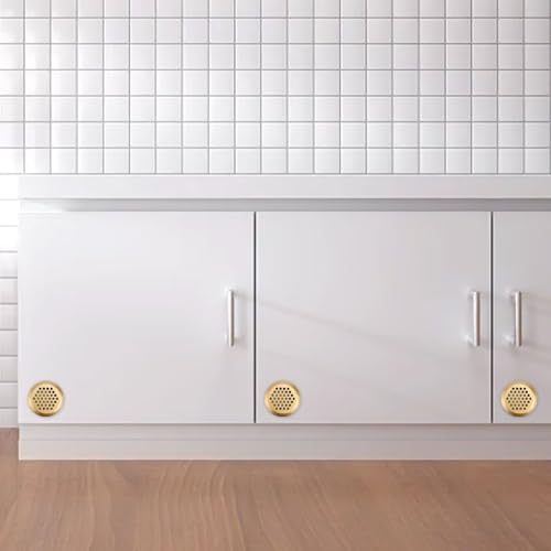 Stilvolle Lüftungsabdeckung für Kleiderschrank oder Schuhschrank, doppelseitiges Design mit 35 mm Netzgewebe für effektive Belüftung, 20 Stück Stilvolle Lüftungsabdeckung für Kleiderschrank oder Schuhschrank, doppelseitiges Design mit 35 mm Netzgewebe für effektive Belüftung, 20 Stück von Niceminiwall