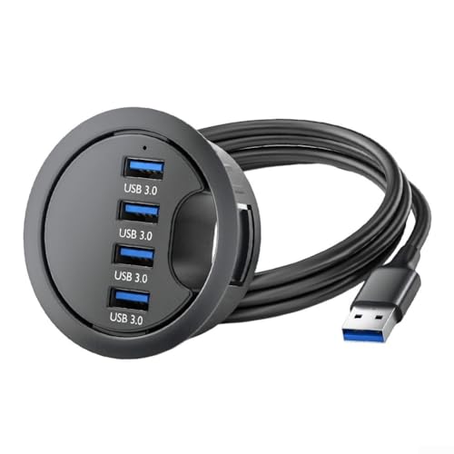 USB 3 0 Grommet Hub für Schreibtisch mit vier Anschlüssen für effizientes Kabelmanagement und schnelle Datenübertragung USB 3 0 Grommet Hub für Schreibtisch mit vier Anschlüssen für effizientes Kabelmanagement und schnelle Datenübertragung von Niceminiwall