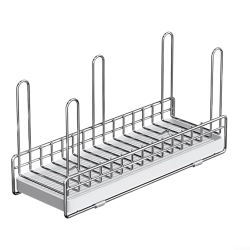 Utensilien-Trockengestell aus Edelstahl, perfekt für Küchenspüle und kleine Räume von Niceminiwall