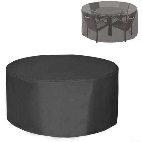Verstellbare wasserdichte Abdeckungen für runde Terrassenmöbel, entworfen für Outdoor-Tische und Stuhl-Sets (230 x 110 cm) von Niceminiwall