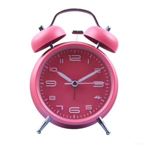 Vintage Glockenwecker mit hellem Display und lautem Alarm für schwere Schläfer (rote Wassermelone) von Niceminiwall