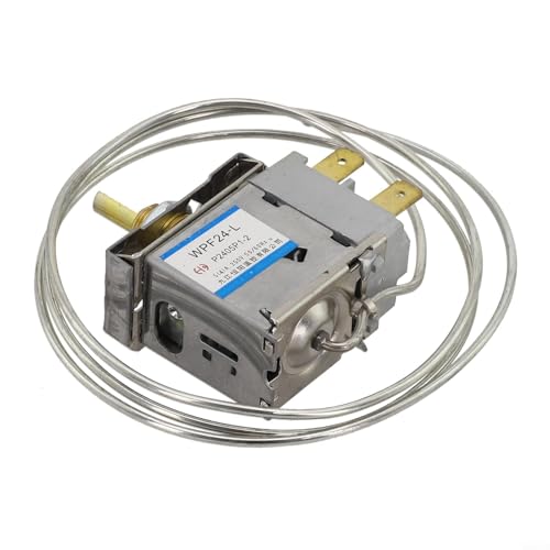 WDF18 WDF19 Kühlschrankthermostat Mechanischer Temperaturregler Metall 3-polig 2-polig AC 250V 4A 5A Gefrierschrank Vitrine kompatibel Ersatzschalter (D) von Niceminiwall