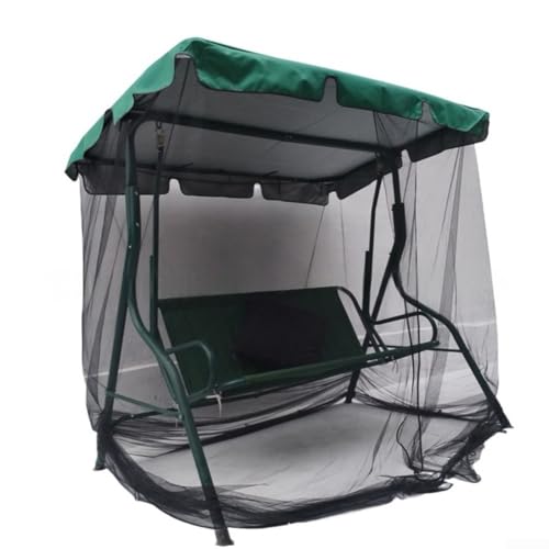 Wasserdichtes Netz mit Reißverschluss für Outdoor-Schaukelstühle, schützt vor Elementen und Insekten (185 x 125 x 205 cm) von Niceminiwall