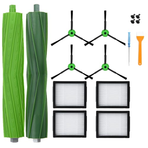 Nicemiya Ersatzteile für iRobot Roomba i7 Saugroboter Zubehör Kompatibel mit i Robot Roomba E & I Serie i7+ i3+ i4+ i6+ i8+ j5+ j7 und Plus-Version E5 E6 E7 (nicht für Combo j7+/j9+) von Nicemiya