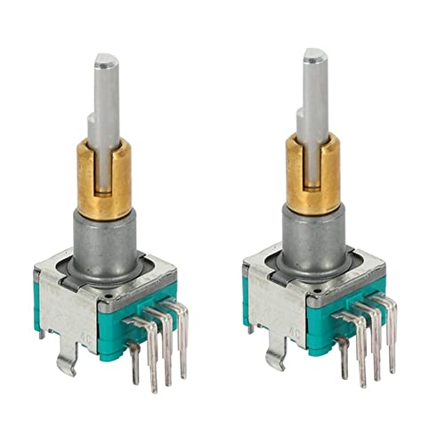 Nicfaky 2 STÜCKE EC11EBB24C03 Doppel Achsen Encoder mit Schalter 30 Position Nummer 15 Impuls 25 Mm von Nicfaky