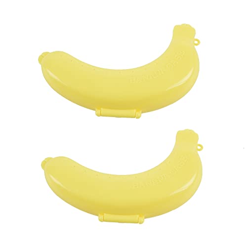Nicfaky 2 x Bananenbox / Lunchbox, Gelb von Nicfaky