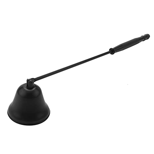 Nicfaky Kerzen Docht Daempfer Edelstahl Kerzenflamme Trimmer Glockenfoermige oellampe Scheren Wachs Kerze Feuerloescher schwarz von Nicfaky