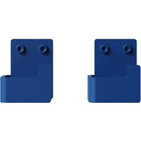 Nichba Design - Wandhaken-Set, blau (2er-Set)  von Nichba Design