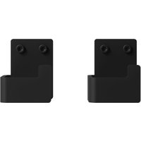 Nichba Design - Wandhaken-Set, schwarz (2er-Set)  von Nichba Design