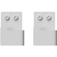 Nichba Design - Wandhaken-Set, weiß (2er-Set)  von Nichba Design