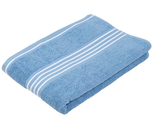 Duschtuch Badehandtuch Baumwolltuch | 100% Baumwolle | Blau-Weiß | 70x140 cm von Nicht Zutreffend