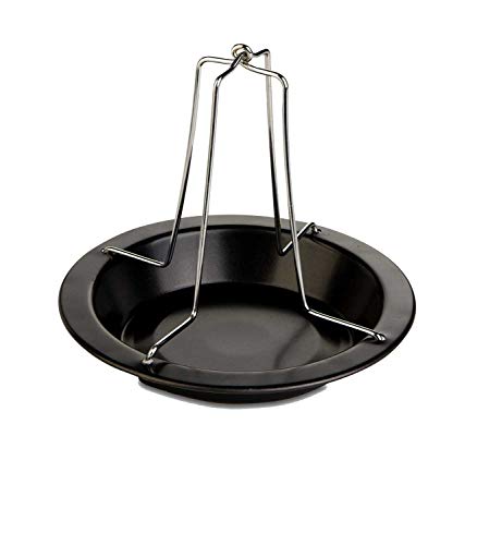 Hähnchengrill Hähnchenbräter, Ø 18 cm, Metall, mit Auffangschale von Nicht Zutreffend