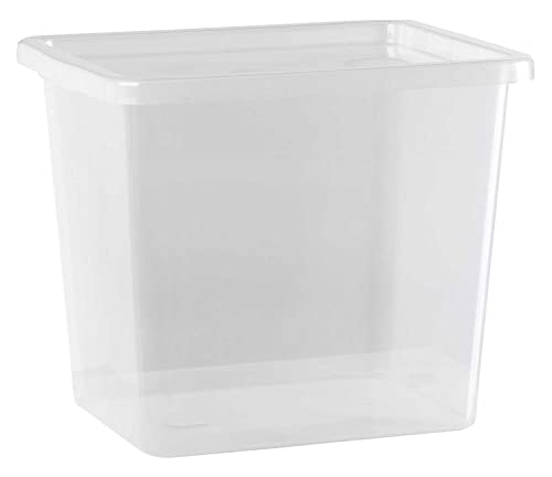 Nicht Zutreffend Kunststoffbox Aufbewahrungsbox Stapelbox | Kunststoff | transparent | stapelbar | 29 Liter von Nicht Zutreffend