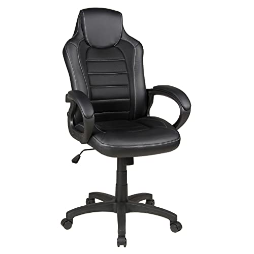 Nicht Zutreffend Bürostuhl - Schwarz - Kunstleder - mit Armlehnen von Nicht Zutreffend