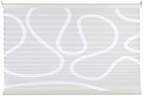 Plissee - Weiß - 60 x 130 cm - Klemmträger von Nicht Zutreffend