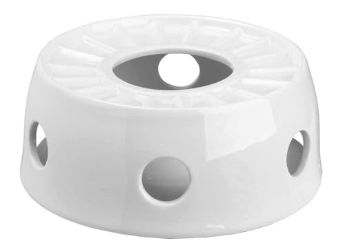 Stövchen - weiß - Keramik - Ø 15 cm von Nicht Zutreffend
