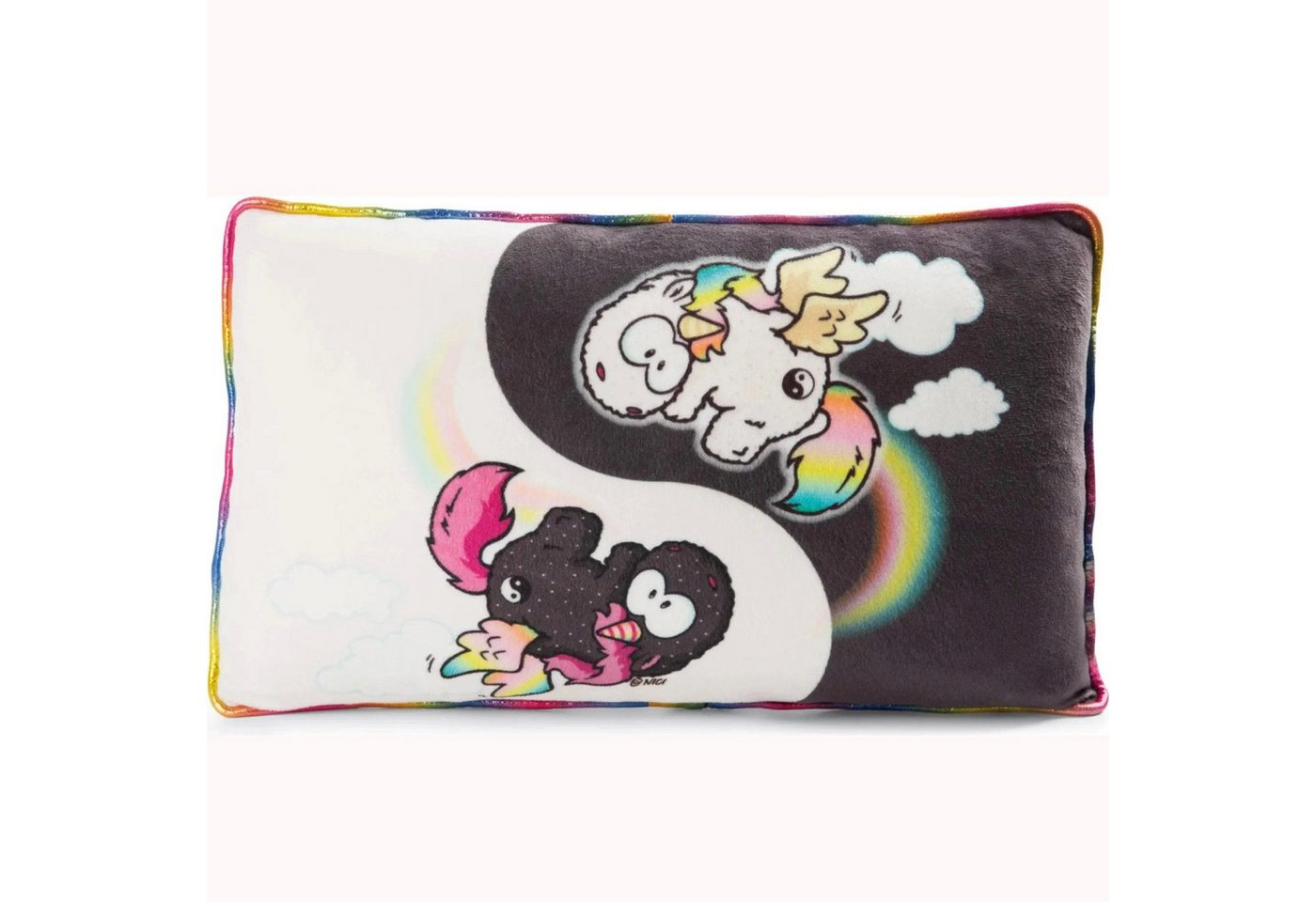 Nici Dekokissen Nici rechteckiges Kissen Plüschkissen Einhorn Yin & Yang 43x25 cm, Nici rechteckiges Kissen Plüschkissen Einhorn Yin & Yang 43x25 cm Nici Dekokissen Nici rechteckiges Kissen Plüschkissen Einhorn Yin & Yang 43x25 cm, Nici rechteckiges Kissen Plüschkissen Einhorn Yin & Yang 43x25 cm von Nici