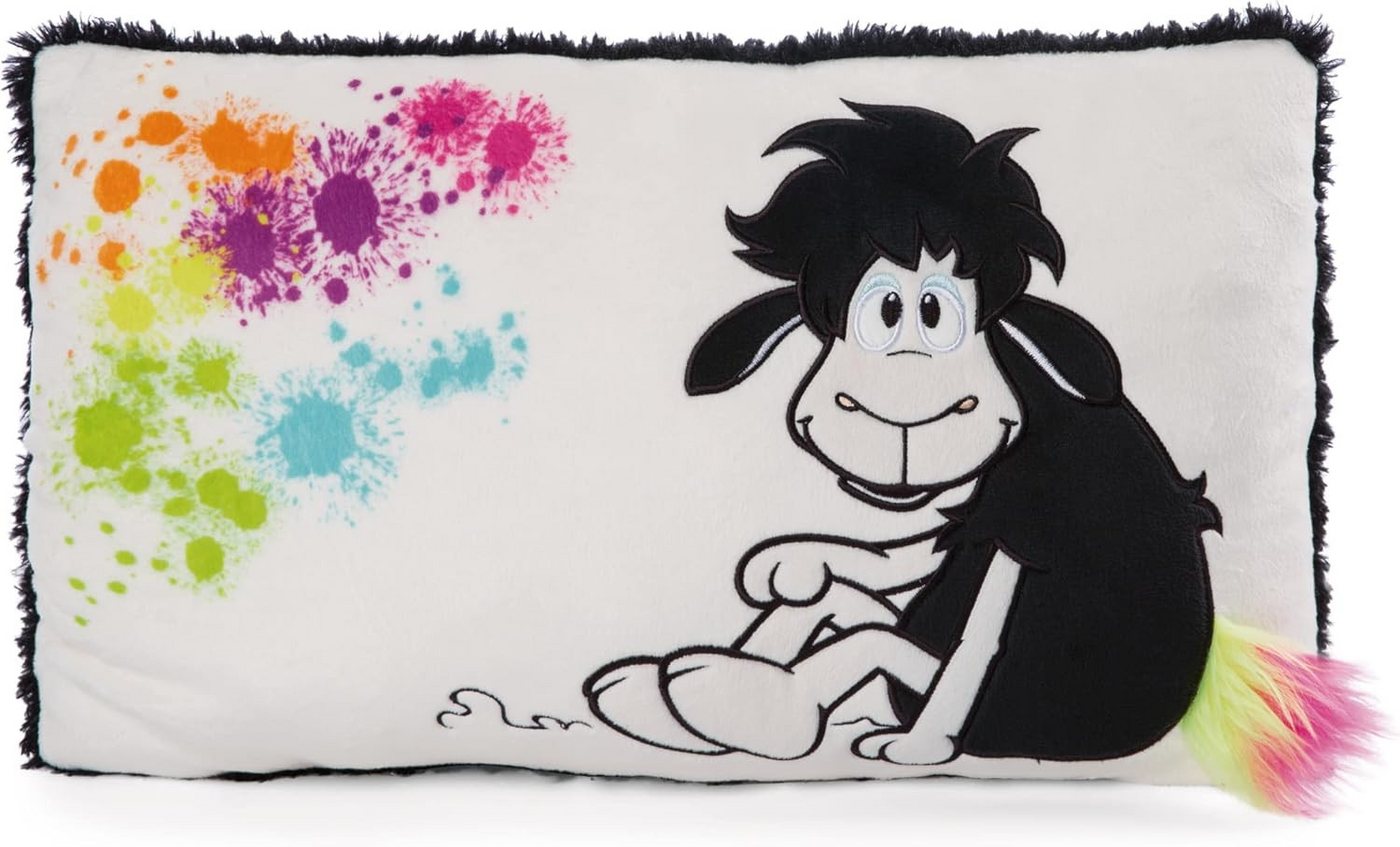 Nici Kopfkissen 48254 - Schwarzes Schaf Jerome, 43 x 25 cm von Nici