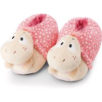 Nici Plüsch Hausschuhe "Nici Green Schnecke" Hausschuh zum Schlupfen mit Motiv von Nici