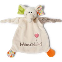 Nici Schmusetuch "My First NICI Kollektion, Elefant Dundi, Wunschkind" mit aufgestickten Augen von Nici
