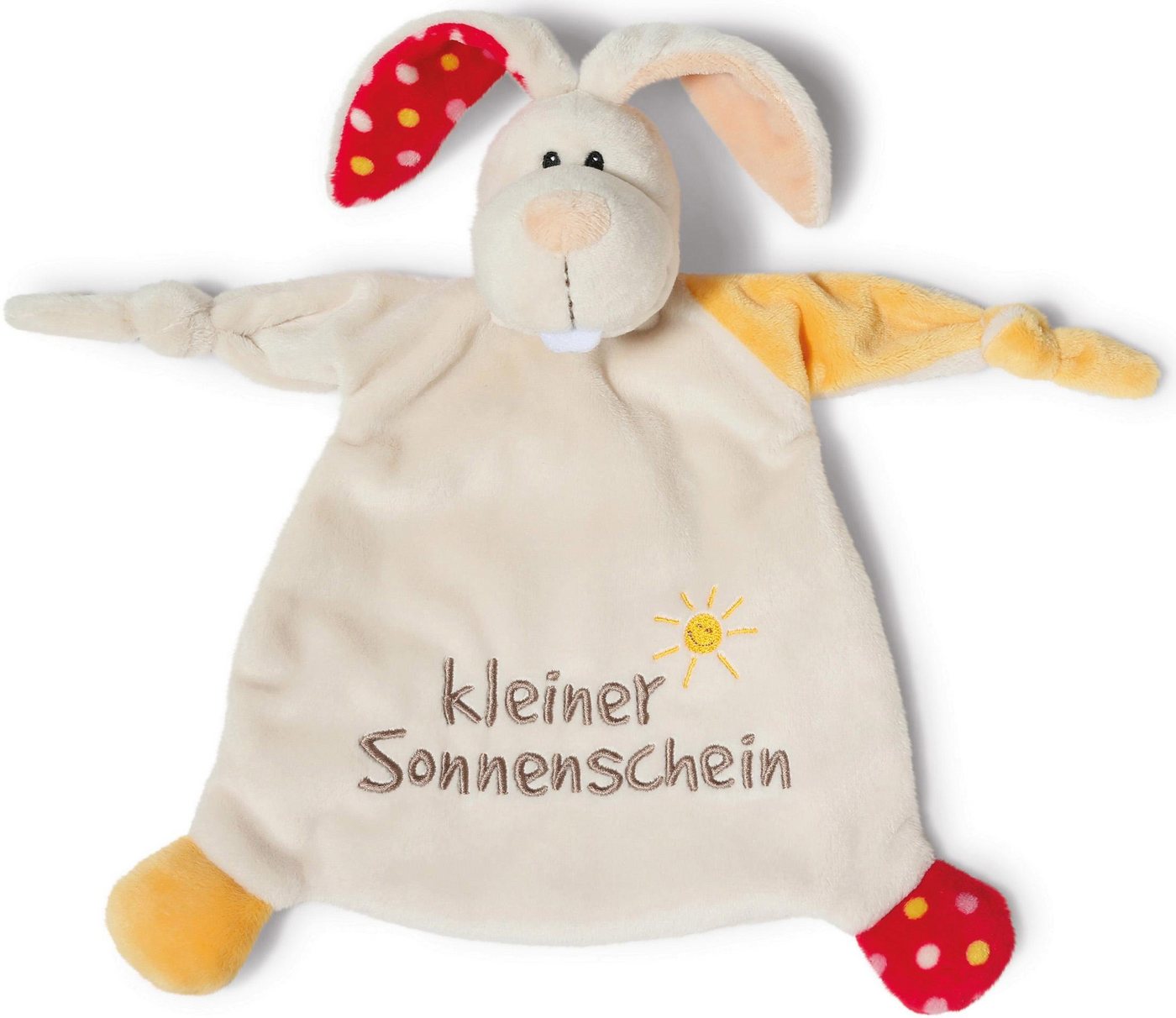 Nici Schmusetuch My First NICI Kollektion, Hase Tilli, Kleiner Sonnenschein, mit aufgestickten Augen von Nici