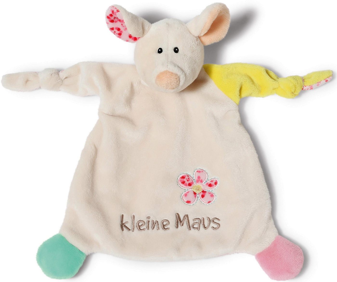 Nici Schmusetuch My First NICI Kollektion, Maus Mincy, kleine Maus, mit aufgestickten Augen von Nici