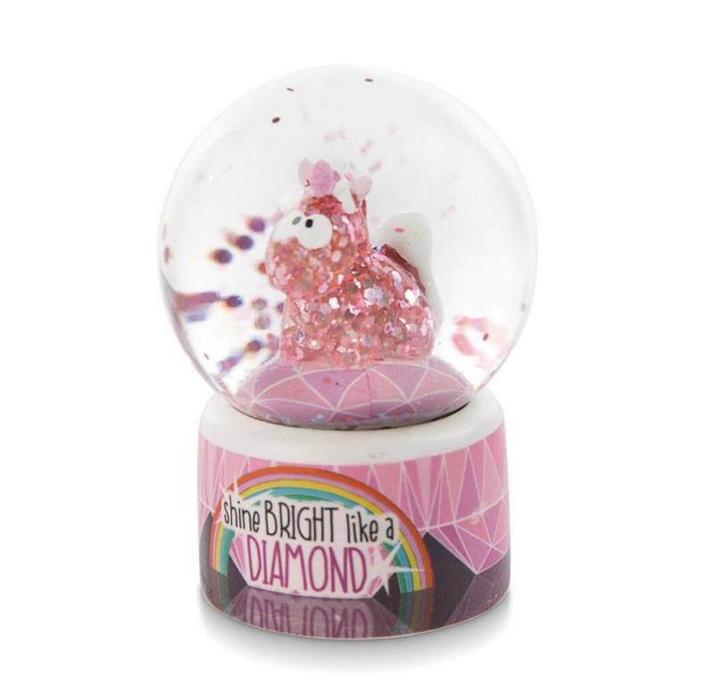 Nici Schneekugel Theodor and Friends Einhorn Pink Diamond von Nici