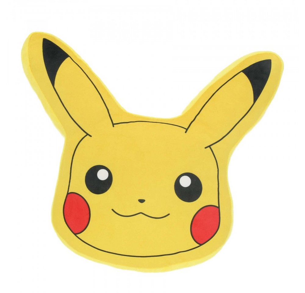 Nickelodeon Dekokissen Pokemon Pikachu Kissen ca. 38 cm Kinder figürlich Kinderzimmer von Nickelodeon