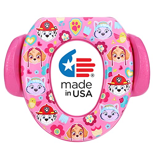 Nickelodeon PAW Patrol Soft Potty Seat - Cool Pups, Rosa, Weicher Töpfchensitz, Baby Potty Training, Safe, Easy to Clean von Nickelodeon