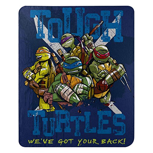 Nickelodeon Teenage Mutant Ninja Turtles, Tough Turtles Blues Fleece Throw Blanket, 45" x 60", Multi Color von Northwest