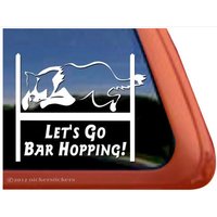 Bar Hopping | Dc393Bar Hochwertige Klebefolie Vinyl Border Collie Agility Fensteraufkleber Aufkleber Bar Hopping | Dc393Bar Hochwertige Klebefolie Vinyl Border Collie Agility Fensteraufkleber Aufkleber von NickerStickers