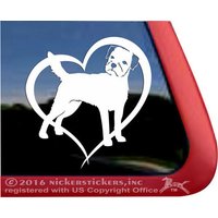 Border Terrier Love Herz | Dc135Hrt Hochwertige Klebefolie Fensteraufkleber von NickerStickers