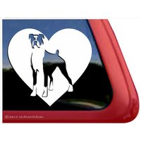 Boxer Herz | Dc323Hrt Hochwertige Klebefolie Fensteraufkleber von NickerStickers