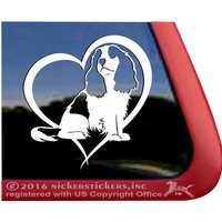 Cavalier King Charles Spaniel Love | Dc1071Hrt Hochwertige Klebefolie Fensteraufkleber Cavalier King Charles Spaniel Love | Dc1071Hrt Hochwertige Klebefolie Fensteraufkleber von NickerStickers