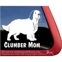 Clumber Spaniel Mama | Dc1046Mom Hochwertige Klebefolie Hund Fensteraufkleber Clumber Spaniel Mama | Dc1046Mom Hochwertige Klebefolie Hund Fensteraufkleber von NickerStickers