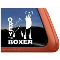Den Boxer | Nickerstickers® Klebefolie Fensteraufkleber von NickerStickers