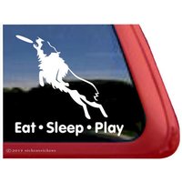 Eat Sleep Play | Dc290Sp1 Hochwertige Klebefolie Australian Shepherd Fensteraufkleber von NickerStickers