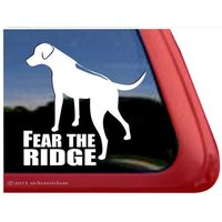 Fear The Ridge | Dc375Sp1 Hochwertiger Klebefolie Rhodesian Ridgeback Hund Vinyl Fensteraufkleber Aufkleber Fear The Ridge | Dc375Sp1 Hochwertiger Klebefolie Rhodesian Ridgeback Hund Vinyl Fensteraufkleber Aufkleber von NickerStickers