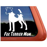 Fuchs Terrier Mama | Dc779Mom Hochwertige Klebefolie Fox Fensteraufkleber Sticker von NickerStickers